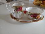 Royal Albert "Old Country Roses" Roomstel - 3-delig - Engela, Antiek en Kunst, Antiek | Servies los, Ophalen