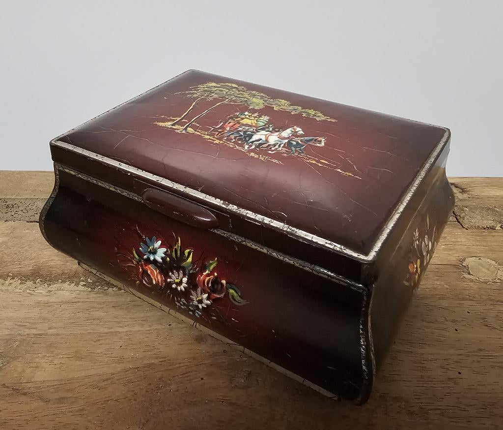 LEUK "DOUWE EGBERTS" THEEBLIK, Ophalen of Verzenden, Gebruikt, Thee, Douwe Egberts