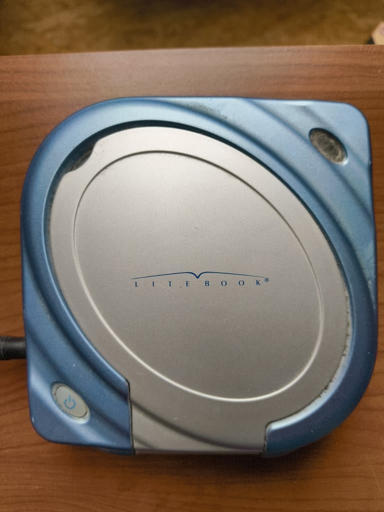 Litebook Lichttherapie Lamp - Blauw/Zilver, Ophalen of Verzenden, Gebruikt, Modern, Compact