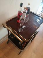 OUDE JAREN 60 ITALIAANSE BAR CART SERVEERWAGEN TROLLEY., Ophalen