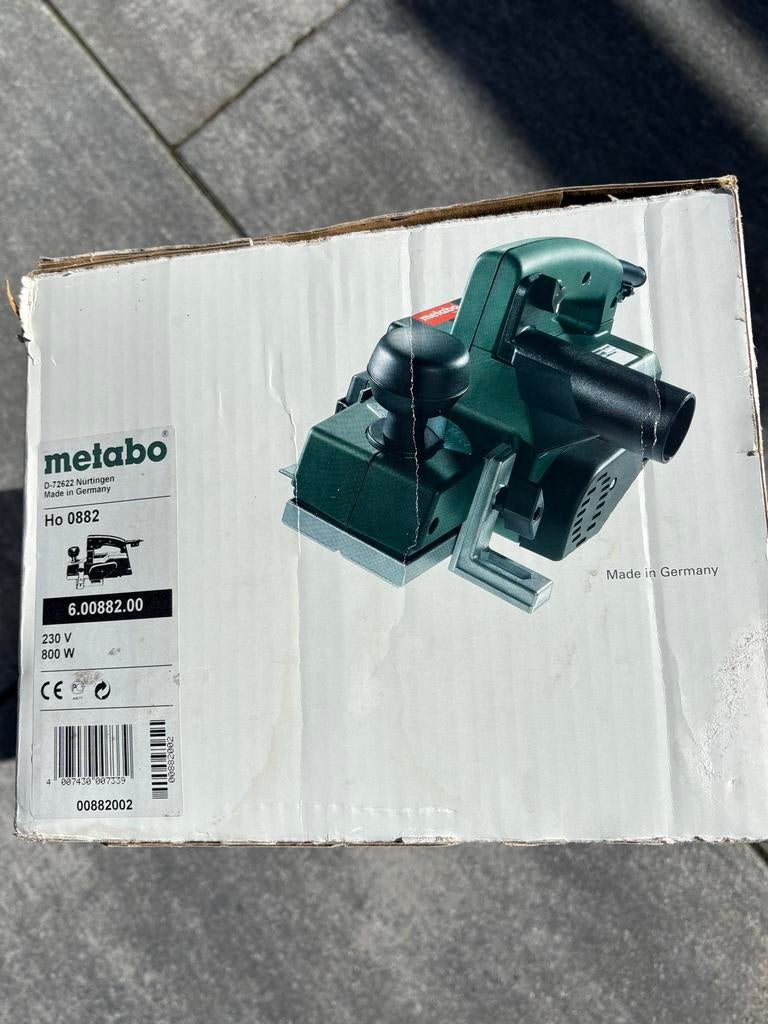 Metabo Ho 0882 elektrische schaafmachine 800W, Ophalen, Zo goed als nieuw