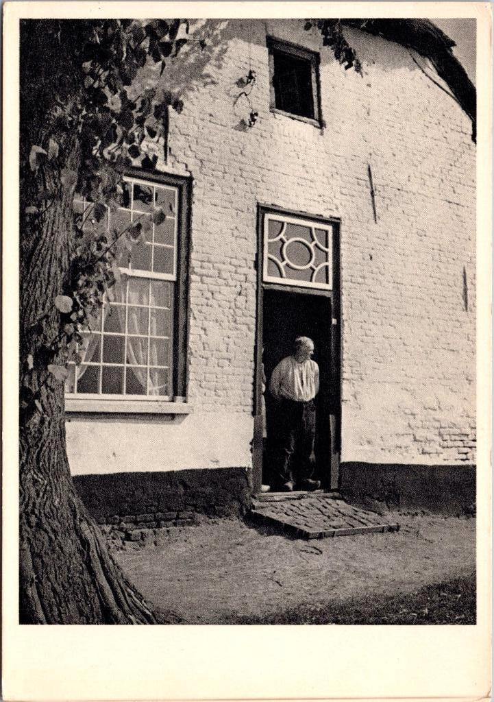 Mierlo - Gevel van een oude boerderij, Verzenden, 1940 tot 1960, Ongelopen, Noord-Brabant