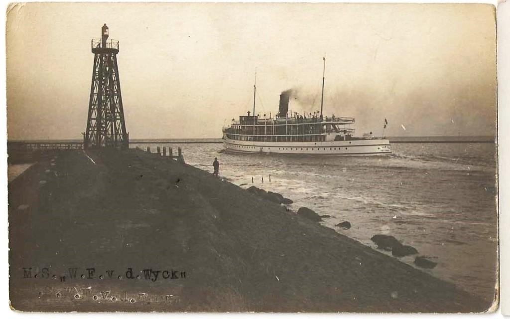 Enkhuizen-162 Fotokaart-- Spoorboot- Stavoren, Vuurtoren, Verzenden, Voor 1920, Ongelopen, Noord-Holland