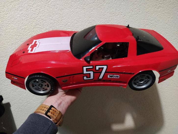 Kyosho GP10 Nitro Corvette, Hobby en Vrije tijd, Modelbouw | Radiografisch | Auto's, Gebruikt, Auto onroad, Nitro, Schaal 1:10