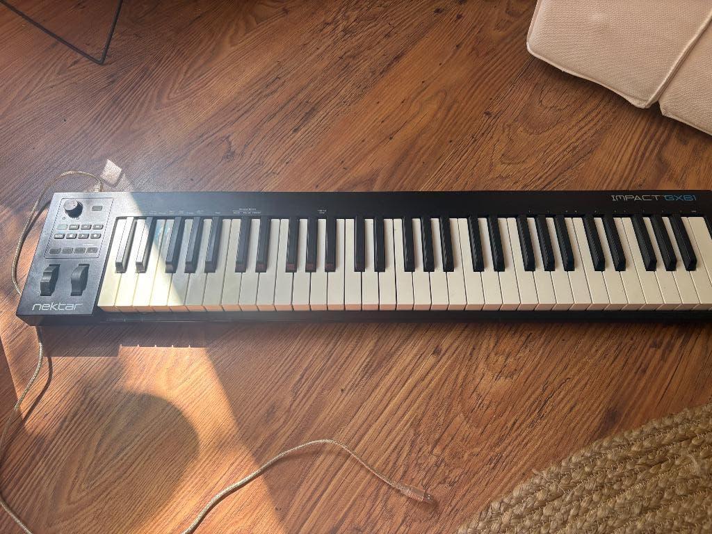 Midi keyboard Nektar Impact GX61, 61 toetsen, Midi-aansluiting, Zo goed als nieuw, Ophalen