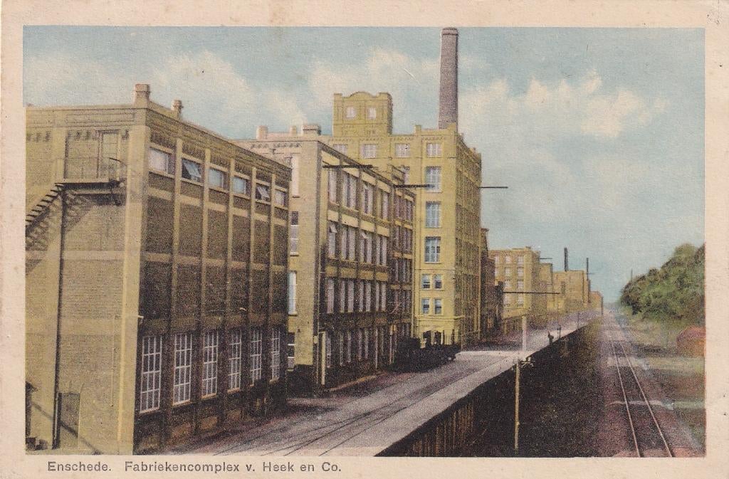 Enschede, Fabriek, 1930., Verzenden, 1920 tot 1940, Gelopen, Overijssel