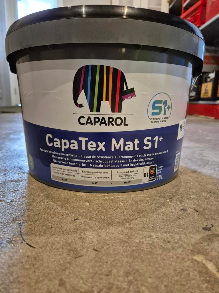 Caparol CapaTex Mat S1+ Muurverf RAL 90011 - 10 Liter, Ophalen of Verzenden