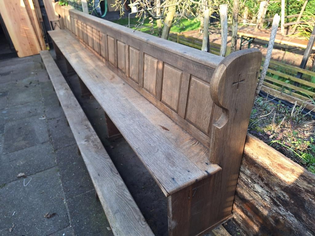 Zeer lange kerkbank, Ophalen of Verzenden