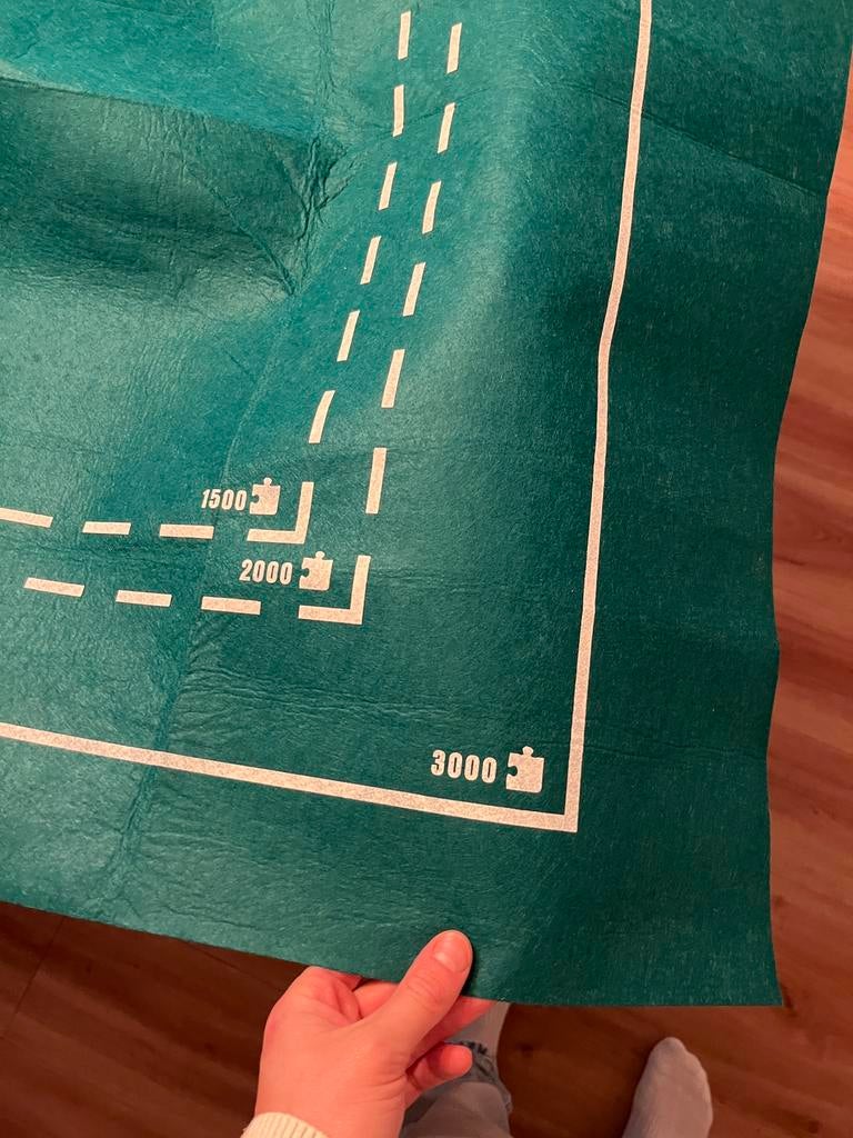 Puzzel oprol kleed, Hobby en Vrije tijd, Denksport en Puzzels, Ophalen of Verzenden, Minder dan 500 stukjes, Zo goed als nieuw