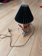Unieke handgemaakte terracotta lamp met kiezelstenen, Ophalen of Verzenden, Gebruikt