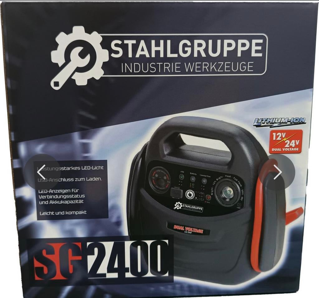 Stahlgruppe SG2400 Startbooster 12V/24V, Stahlgruppe, Stahlgruppe, Nieuw, Ophalen of Verzenden