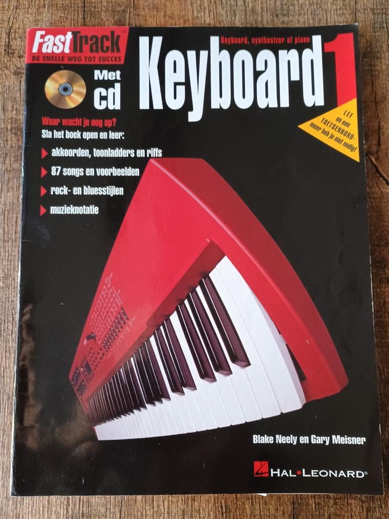 Keyboard lesboek - Inclusief CD - deel 1 - Hal Leonard, Muziek en Instrumenten, Gebruikt, Overige genres, Les of Cursus, Ophalen of Verzenden
