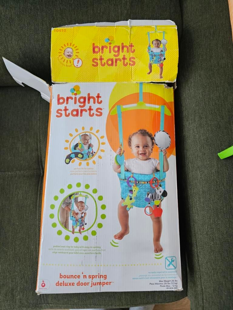 Bright Starts Bounce 'n Spring Deluxe Deur Jumper, Ophalen of Verzenden, Nieuw