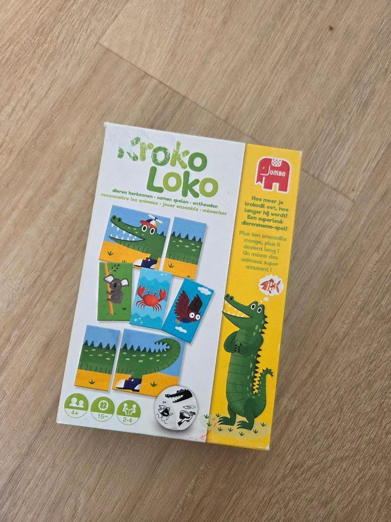 Kroko Loko kinderspel, Een of twee spelers, Ophalen, Zo goed als nieuw, Jumbo