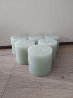 Set van 6 nieuwe mintgroene stompkaarsen, Ophalen, Overige materialen, Nieuw, Kaars