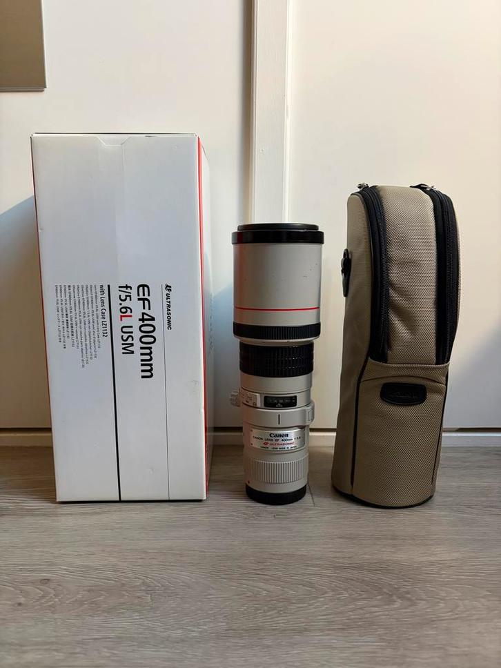 Canon EF 400mm f/5.6L USM Telelens, Audio, Tv en Foto, Fotografie | Lenzen en Objectieven, Zo goed als nieuw, Telelens, Ophalen of Verzenden