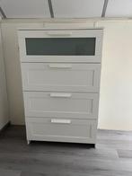 IKEA Brimnes ladekast met 4 lades - Wit, Ophalen, Overige materialen, Gebruikt, 100 tot 150 cm