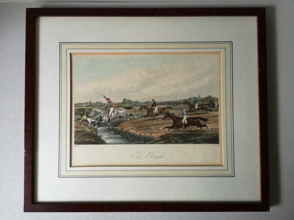 Gravure The Brook. J.Harris naar H.Alken , London, (1850), Antiek en Kunst, Ophalen of Verzenden, Gravure