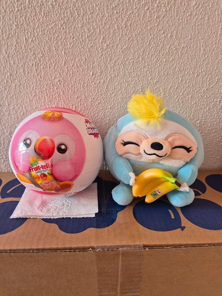 Zuru Mini Snackles Luiaard Megan, Kinderen en Baby's, Speelgoed | Knuffels en Pluche, Nieuw, Overige typen, Overige karakters