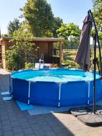 Intex Zwembad 3.7 meter - Perfect voor de zomer!, Ophalen, Zo goed als nieuw, Opzetzwembad