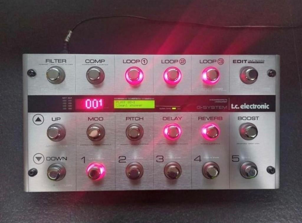TC Electronic G system in perfecte staat, Muziek en Instrumenten, Effecten, Ophalen of Verzenden, Zo goed als nieuw, Delay of Echo