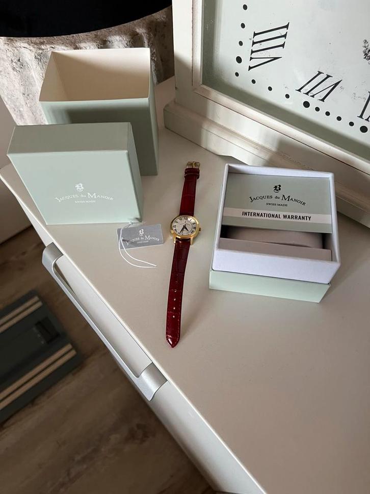 Nieuw Jaques du Manoir Swiss Made Quartz Horloge, Sieraden, Tassen en Uiterlijk, Horloges | Dames, Nieuw, Polshorloge, Overige merken
