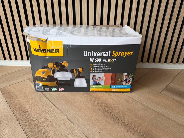 wagner w 690 flexio verfspuit Nieuw!, Doe-het-zelf en Verbouw, Schildersmaterialen, Nieuw, Verfspuit of Verfpomp, Ophalen