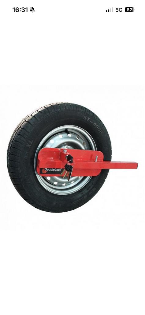 SCM Goedgekeurde Wielklem voor Aanhanger/Trailer Buffalo RED, Auto diversen, Anti-diefstal, Ophalen, Gebruikt