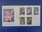 Postzegel Suriname 1976 FDC 2 Bloemen 16-03, Ophalen of Verzenden, Gestempeld