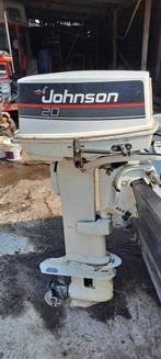 20pk johnson buitenboordmotor, Ophalen, Zo goed als nieuw, Motor en Techniek, Motorboot