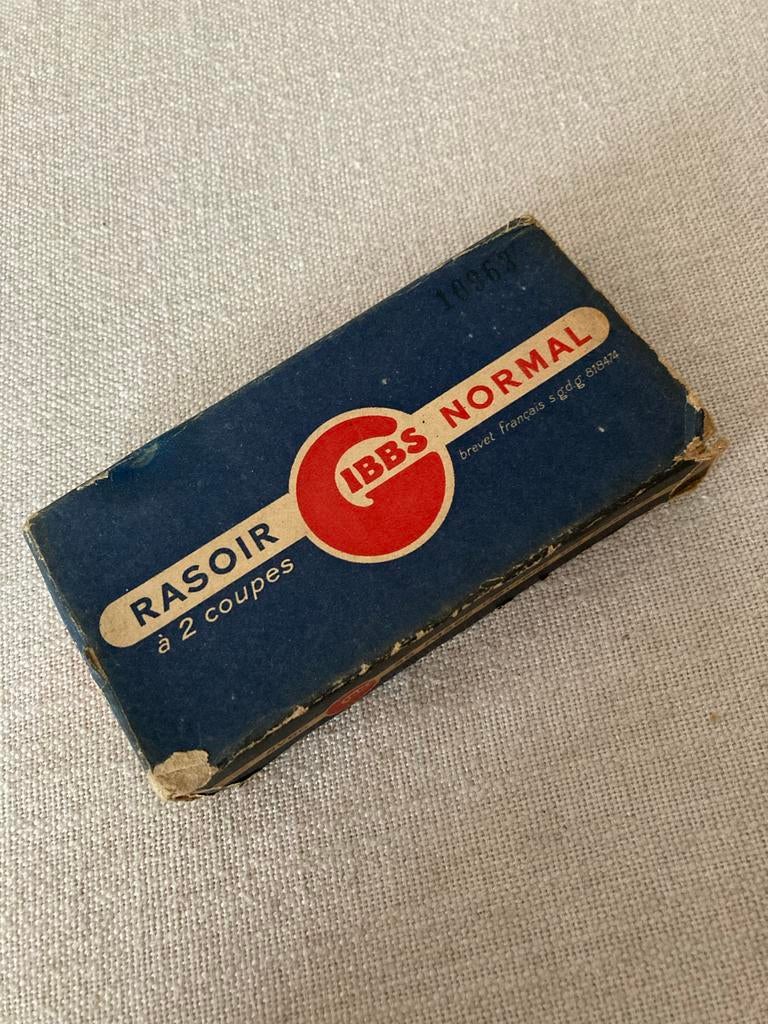 GIBBS Normal scheermes in doosje, Antiek en Kunst, Ophalen of Verzenden