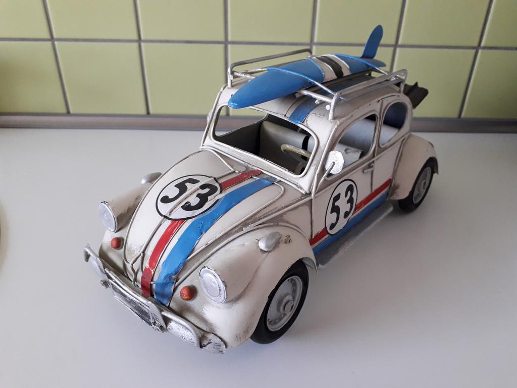 Kever     herbie      blikken auto, Hobby en Vrije tijd, Modelauto's | Overige schalen, Ophalen of Verzenden, Auto