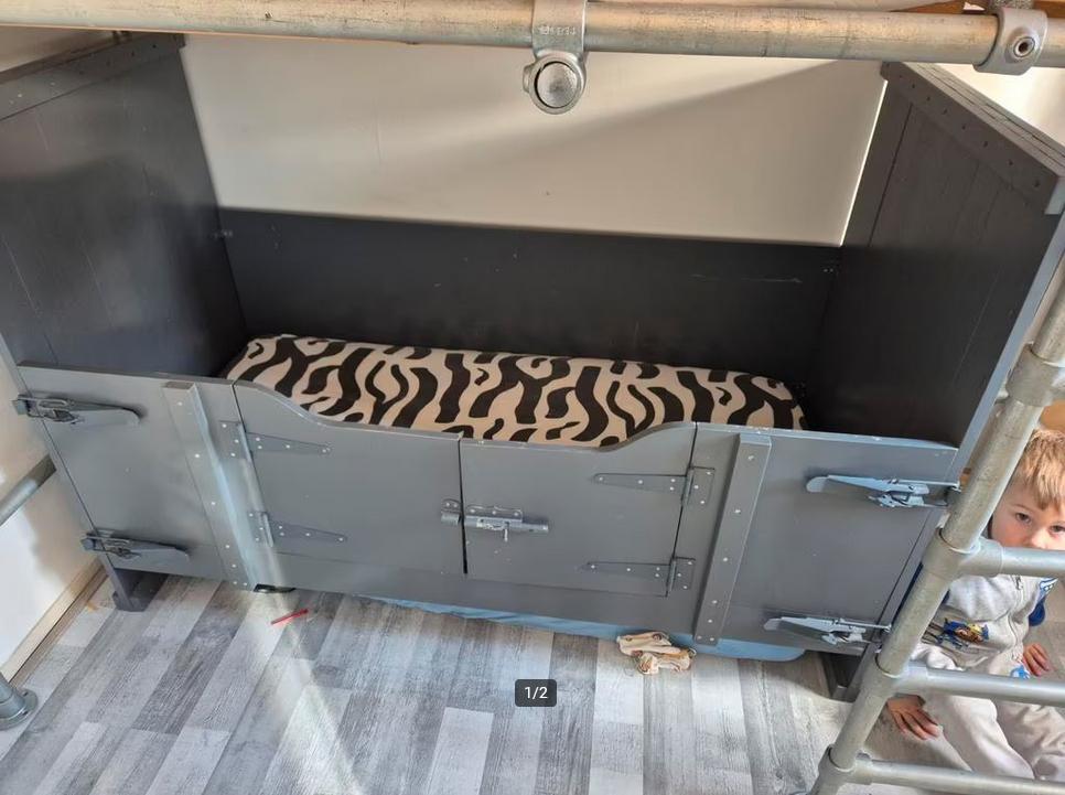 Happy Baby Peuterbed Holland Kiske 70x150, Gebruikt, ?, 70 tot 85 cm, Kiske