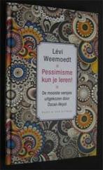 Levi Weemoedt : Pessimisme kun je leren!, Boeken, Ophalen of Verzenden, Zo goed als nieuw