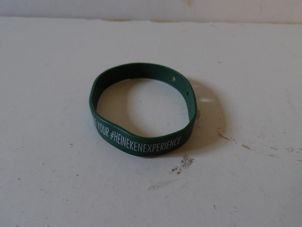 Heineken polsbandje (nr.3), Ophalen of Verzenden, Nieuw, Overige typen, Heineken