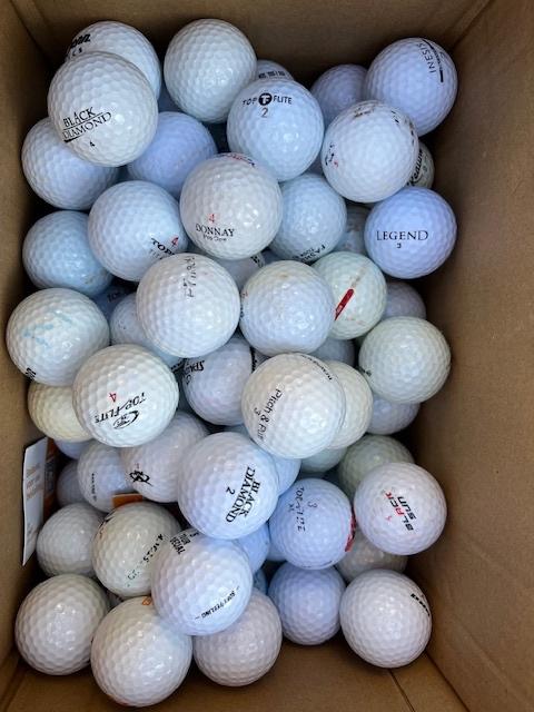 100 golfballen (lake ballen), Sport en Fitness, Golf, Ophalen, Gebruikt, Bal(len), Overige merken