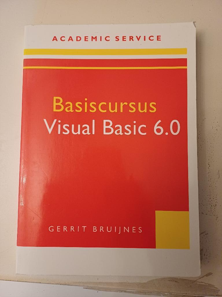Basiscursus Visual Basic 6.0, Boeken, Ophalen of Verzenden, Zo goed als nieuw, Programmeertaal of Theorie