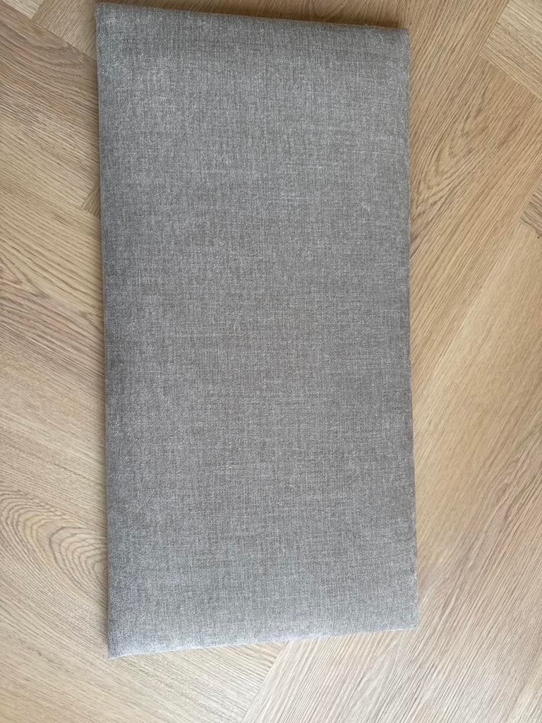 Wandkussen linnen taupe 60x30 cm, Huis en Inrichting, Woonaccessoires | Kussens, Ophalen of Verzenden, Nieuw, Beige, Rechthoekig