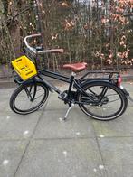Jongensfiets 20 inch - Stoere zwarte transportfiets, Ophalen, Gebruikt, 20 inch