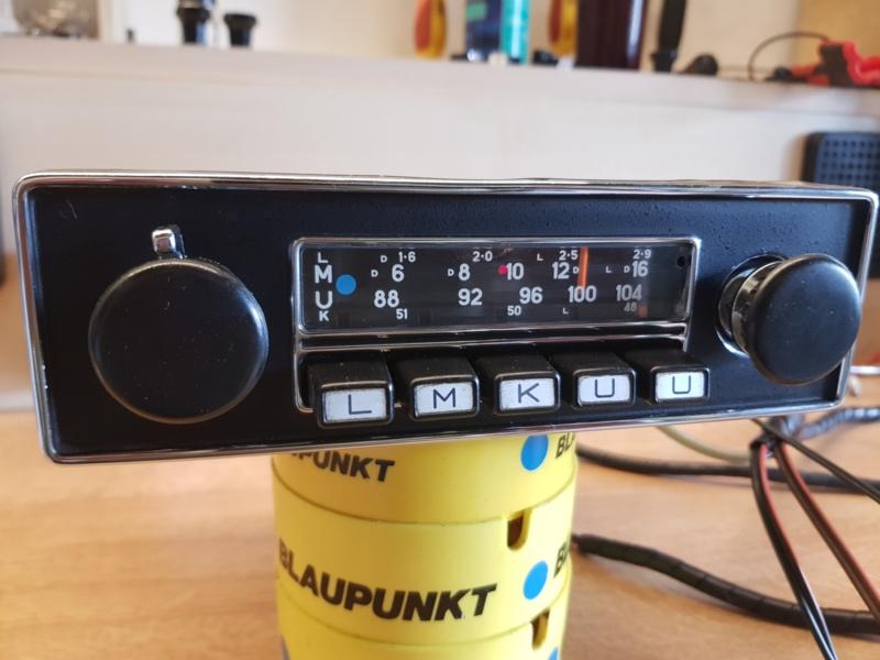 Blaupunkt FM autoradio met de luxe druktoetsen, Auto diversen, Autoradio's, Verzenden, Gebruikt