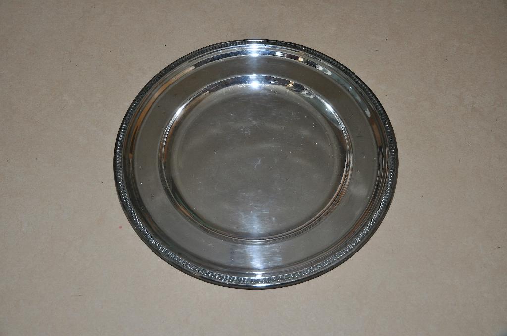 Zware ronde plateau Bruno Wiskemann, Antiek en Kunst, Ophalen of Verzenden