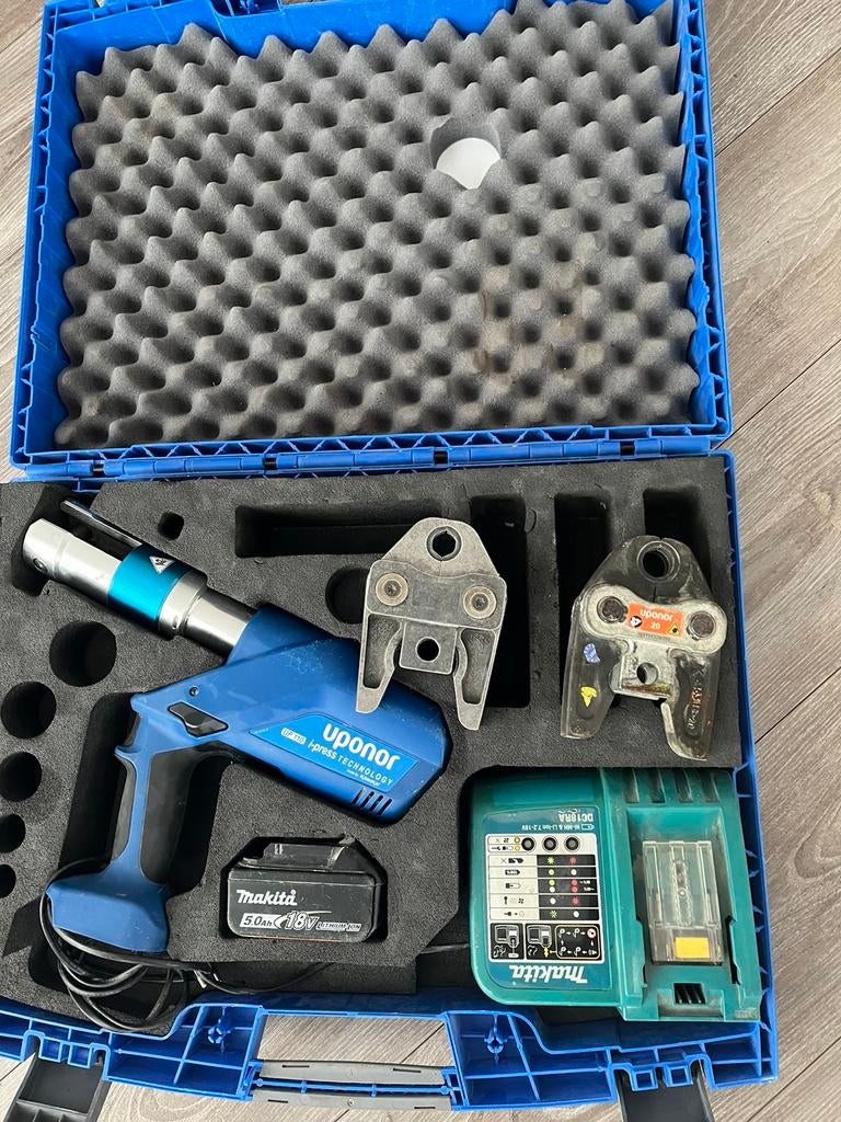 Uponor perstang met twee persbekken 15/20, Ophalen of Verzenden, Zo goed als nieuw, Overige typen