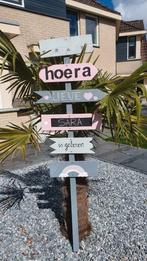 Geboortebord Meisje | Te Huur, Kinderen en Baby's, Kraamcadeaus en Geboorteborden, Ophalen, Zo goed als nieuw