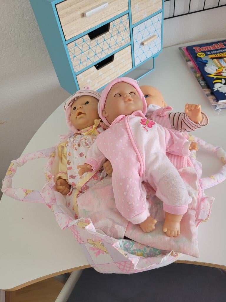 3 mooie poppen, Ophalen of Verzenden, Pop
