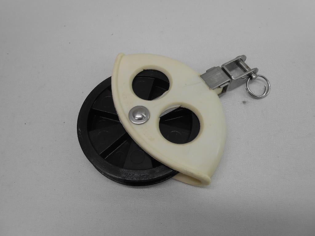 Grootschoot blok, grote schijf, voor 8 - 10 mm lijn, Watersport en Boten, Accessoires en Onderhoud, Ophalen of Verzenden, Gebruikt