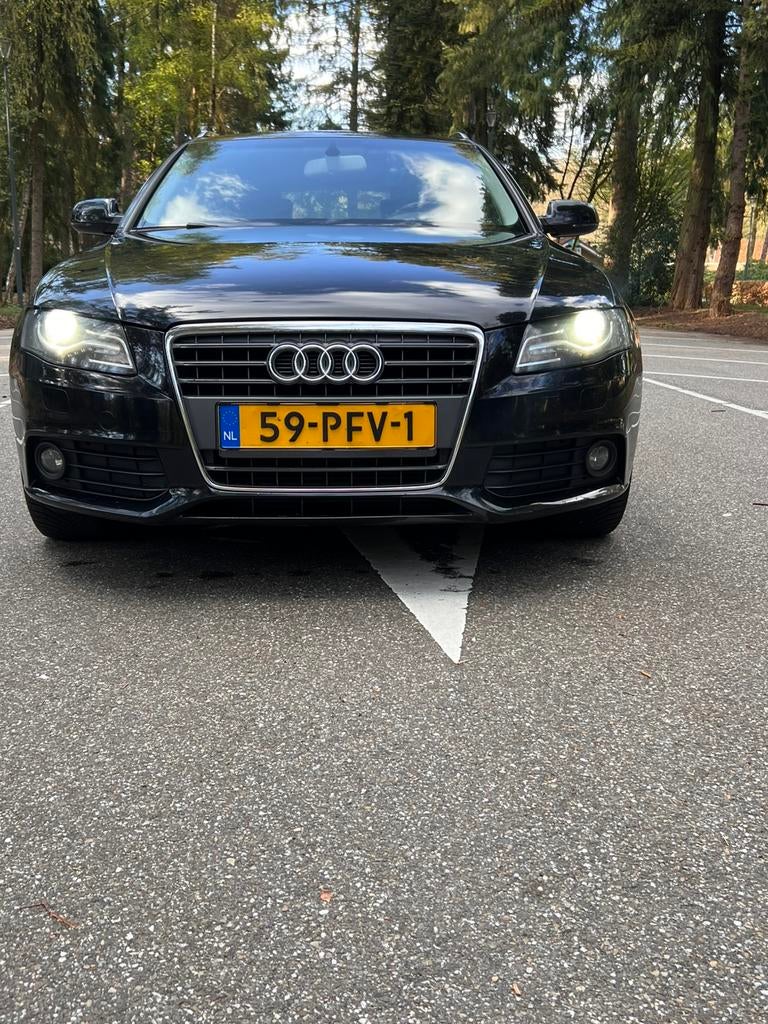 Audi A4 1.8 Tfsi 88KW Avant Multitronic 2010 Zwart, 1490 kg, 4 cilinders, A4, Zwart