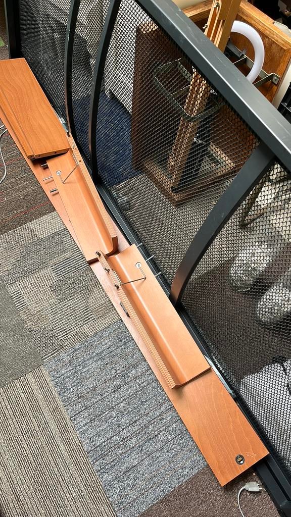 Auping Auronde eenpersoonsbed, Huis en Inrichting, Slaapkamer | Bedden, Ophalen, Gebruikt, 90 cm, Eenpersoons