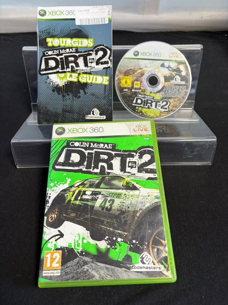 Colin McRae DiRT 2 Xbox 360 - Racegame met handleiding, Online, Gebruikt, 1 speler, Racen en Vliegen