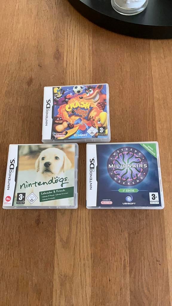 3 nintendo DS spelletjes, 1 speler, Verzenden, Zo goed als nieuw, Vanaf 3 jaar