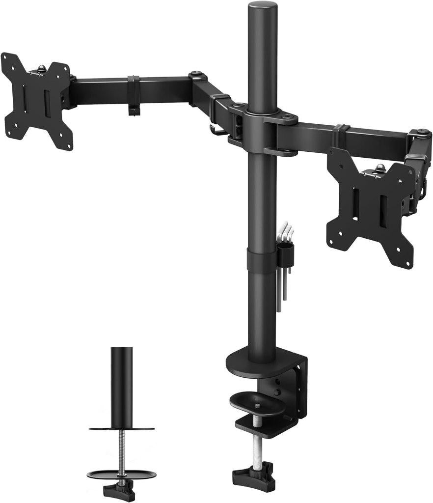 BONTEC Dual Monitor Stand for 13-27 inch, Verzenden, Zo goed als nieuw